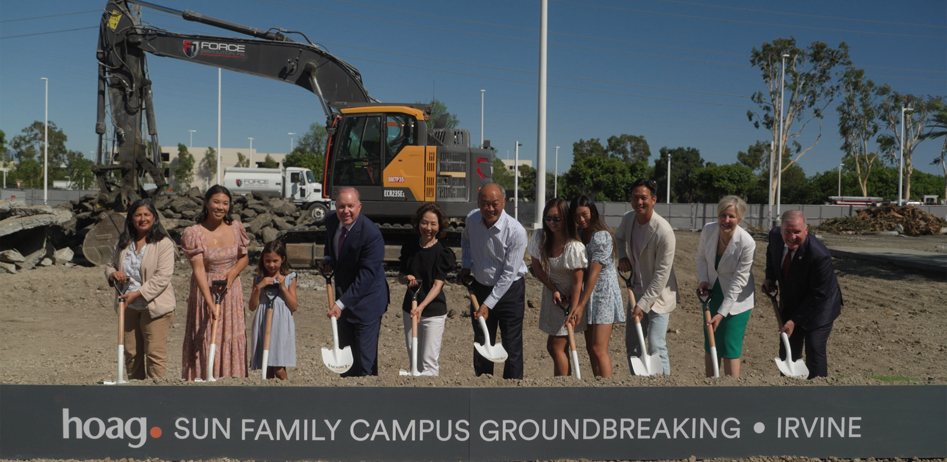 2023 Celebrating the Groundbreaking of Hoag’s Expansion of the Sun Family Campus