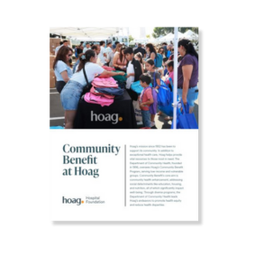 Community Benefit at Hoag